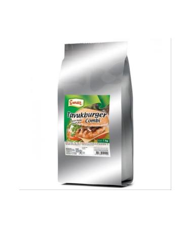 nar INAR CHICKEN BURGER COMBI 1 KG