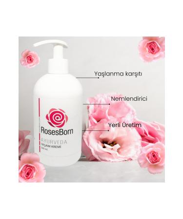 RosesBorn Ayurvedic Life Cream 500 ml