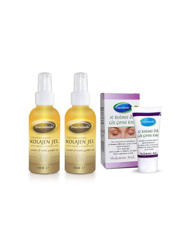 Mecit Efendi COLLAGEN GEL X2 PIECES AND EYE CONTOUR CREAM 1 PIECE