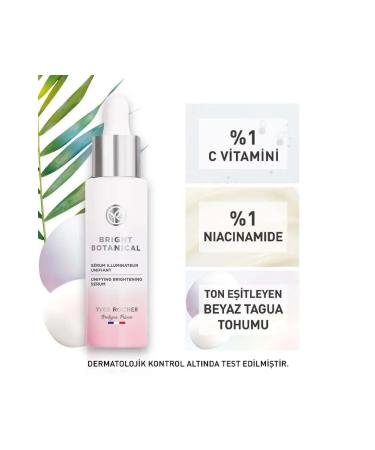 Yves Rocher Bright Botanical Anti-Blemish and Wrinkle Brightening Tone Equalizing Serum 30 ml DEMBA607 - Buy Online on GoSupps.com