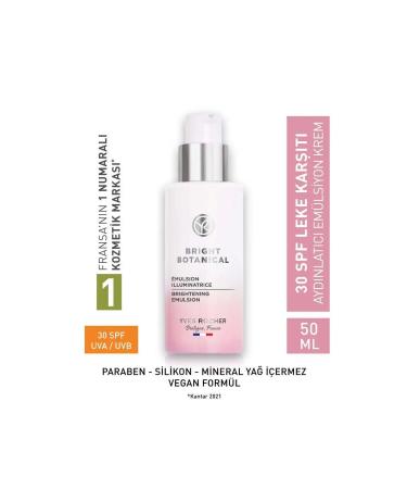 Yves Rocher Brightening Tone Equalizing Blemish and Anti-Wrinkle Herbal Complex Care Serum 50ml DEMBA609