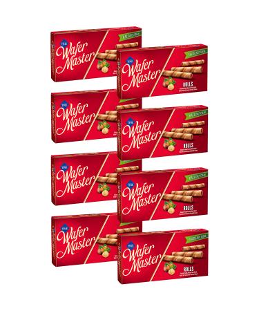 Cizmeci Time Wafer Master ROLLS Cocoa Hazelnut Cream Roll Wafer 65 Gr. 8 Pieces - Buy Online on GoSupps.com