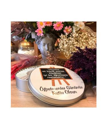 MONO GROUP TEACHERS DAY CHOCOLATE SPECIAL _ 50 wrapped madlen EXCLUSIVE SPECIAL TIN BOX