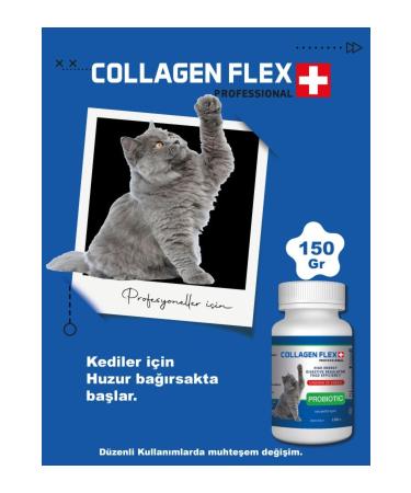 Collagenflex Cats 150 gr Powder Vitamin and Mineral Support for Cat Health and Cat Development.