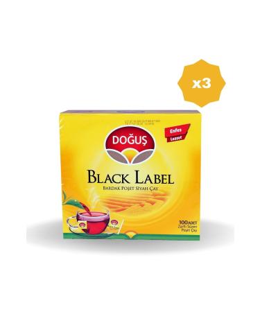 Do u DO U BLACK LABEL CUP TEA BAGS 100PCS X 3 PIECES