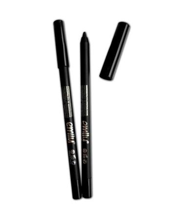 EMILY 2 Pieces Waterproof Black Eye Pencil Eyeliner 101