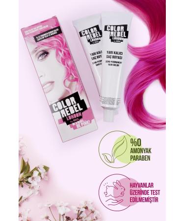 Color Rebel London Color Rebel Paraben & Ammonia Free Pink Temporary Hair Dye - Buy Online on GoSupps.com