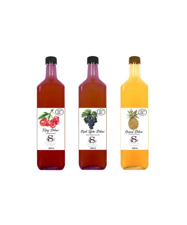 S heylaana Natural Cherry Black Grape and Pineapple Vinegar 1000 ml