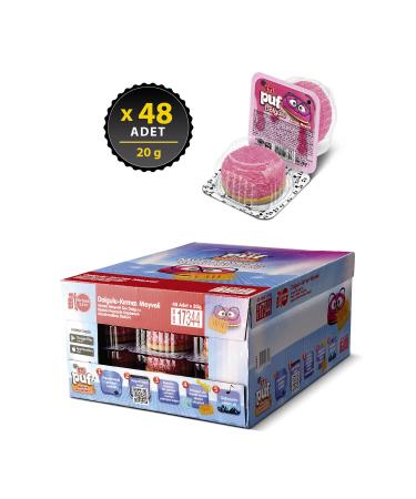 Eti Puf Red Fruit Filled Biscuits 20 G X 48 Pieces - Buy Online on GoSupps.com