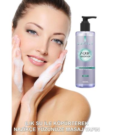LUFELY Vitamin C Anti-Acne and Blackhead Purifying and Refreshing Facial Cleansing Gel 400 Ml - Buy Online on GoSupps.com