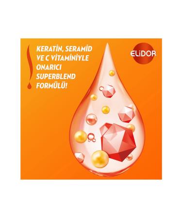 Elidor Superblend Hair Care Mask Instant Repair Vitamin C Keratin Ceramide 160 Ml - Buy Online on GoSupps.com