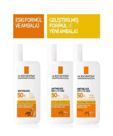 La Roche Posay Anthelios UVmune Fluid Sun Cream SPF50+ 50ml - Buy Online on GoSupps.com