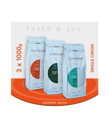 caff mos Single Origin Coffee Trio (COFFEE BEANS) - 3 x 1000 gr