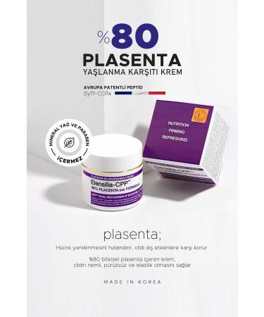 ELENSILIA Anti-Aging Firming Placenta Cream Elensilia Cpp 80 Placenta Formula Cream - Buy Online on GoSupps.com