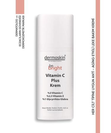 Dermoskin Be Bright and moisturizing Vitamin C Plus Cream 33 ml - Buy Online on GoSupps.com