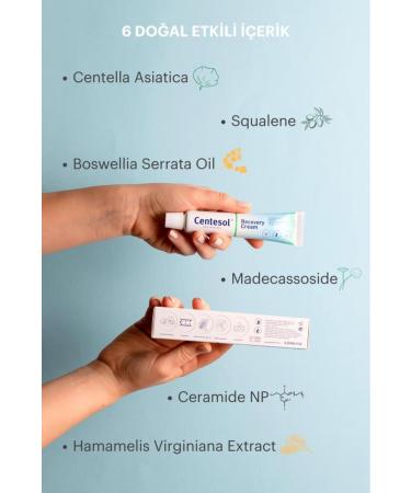 G rkito Centesol - Recovery Cream (Repairing Skin Care Cream - Cica Cream) 2 Pieces 30 G + 30 G - Buy Online on GoSupps.com