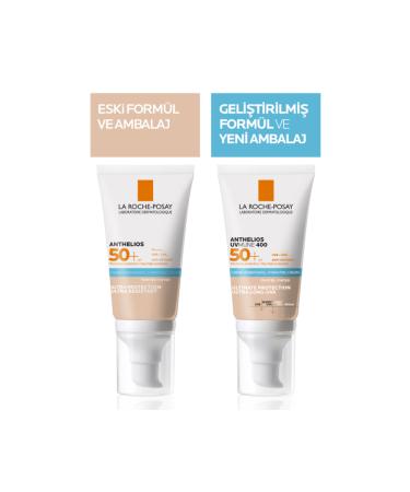 La Roche Posay Anthelios UVmune Fluid - Tinted moisturizer and SPF50 sunscreen for all skin types 50ml - Buy Online on GoSupps.com