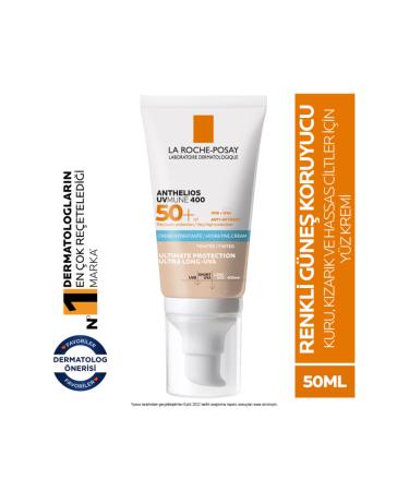 La Roche Posay Anthelios UVmune Fluid - Tinted moisturizer and SPF50 sunscreen for all skin types 50ml