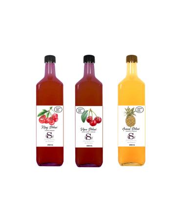 S heylaana Natural Cherry Sour Cherry and Pineapple Vinegar 1000 ml