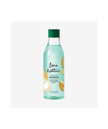 Oriflame Love Nature Refreshing Shower Gel with Organic Coconut Water and Melon Extract - Buy Online on GoSupps.com