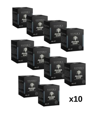 Silver's Naturals White Willow Extract Pain and Massage Cream-100 ml x 10 pcs