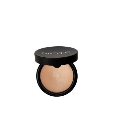 Note Cosmetics 06 Gold Bronze-baked Powder Shimmering Finish Highlighter Powder Face Powder Kuattoprof - Buy Online on GoSupps.com