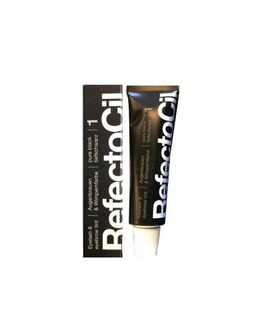Refectocil Intensive Natural No: 1 Black Eyebrow and Eyelash Dye 15 ML. Nourishing