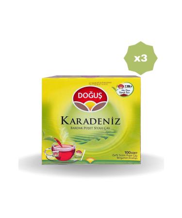 Do u DO U BLACK SEA CUP TEA BAGS 100PCS X 3 PIECES