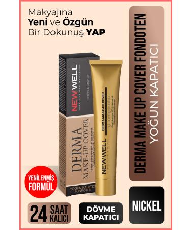 New Well Derma Makeup Cover Foundation Nickel