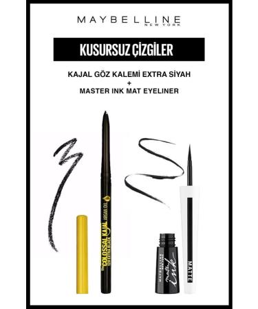 Maybelline New York Eyeliner Pencil with Argan Oil Sharp Looks Eyeliner Makeup Set