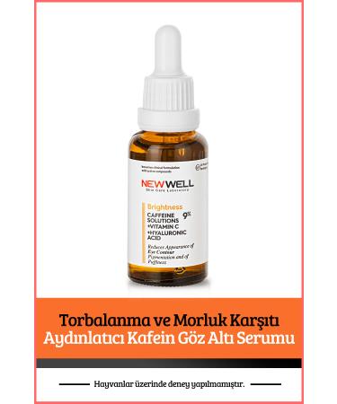 New Well Anti-Puffiness and Dark Circle Brightening Caffeine Under Eye Serum 30 ML