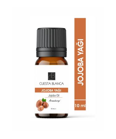 cuesta blanca Jojoba Oil Undiluted Internal Dropper Bottle 10 ml