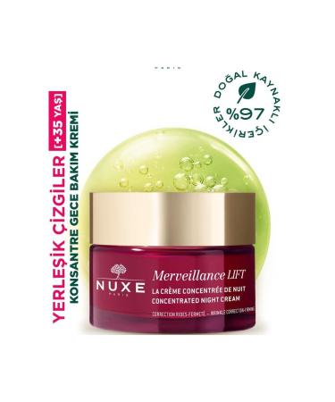 Nuxe Merveillance Lift Concentrated Firming Moisturizing Night Cream 50ml MADELU E9