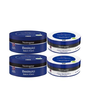 Neutrogena Norwegian Formula Care Cream 200 Ml (mixed 4 Piece Set Nourishing and Intensive)