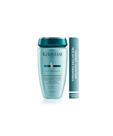 Kerastase Bain Force Architecte-Pro-Keratin Strengthening Repair Shampoo for Damaged Hair 250ml