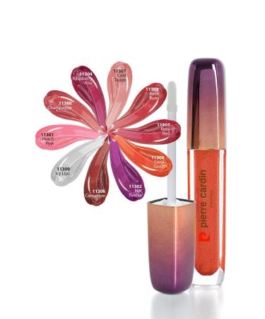 Pierre Cardin Shimmering Lipgloss Pearlescent Shiny Liquid Lipstick Coral 5ml - Buy Online on GoSupps.com