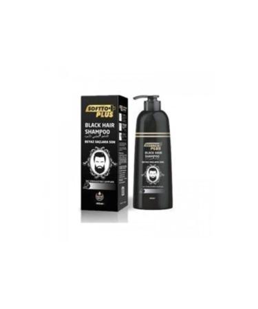 Softto Plus Nourishing Repairing Black Shampoo That Puts an End to White Hair 350ml KeyProduct1326 - Buy Online on GoSupps.com