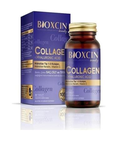 Bioxcin Collagen Hyaluronic Acid Type 1-3 30 Tablets
