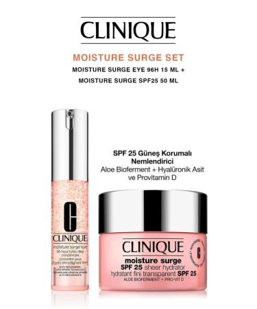 Clinique Moisture Surge SPF25 Soothing Moisturizer Revitalizing Skin Care S