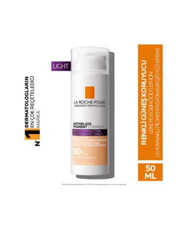 La Roche Posay Anthelios Pigment Correct - Anti-Blemish Tone-Equalizing SPF50+ Tinted Sunscreen 50ml
