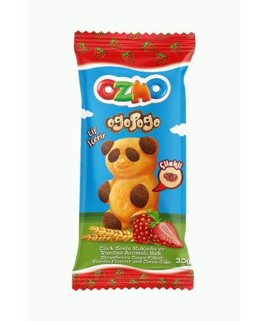 len LEN OZMO OGOPOGO STRAWBERRY CAKE 30GR x 24 PIECES
