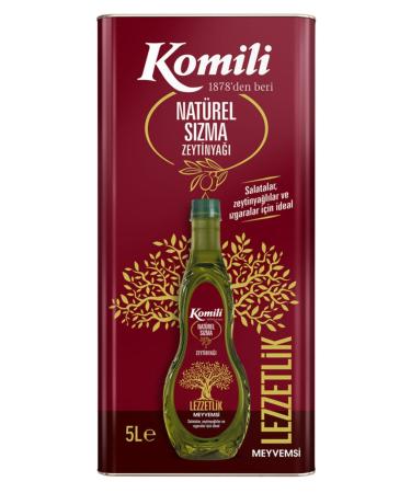Komili Extra Virgin Olive Oil Tin 5 l
