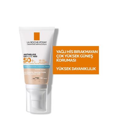 La Roche Posay Anthelios UVMune SPF50+ Moisturizing Sun Cream 50ml - Tinted - Buy Online on GoSupps.com