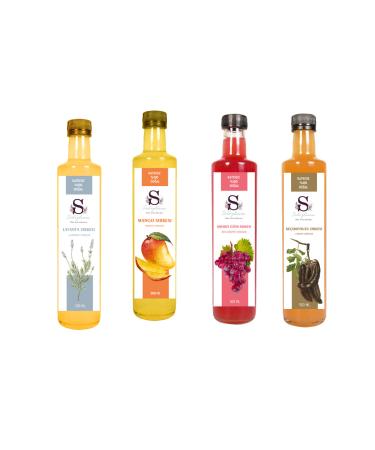 S heylaana Natural Lavender Mango Red Grape and Carob Vinegar 500 ml.