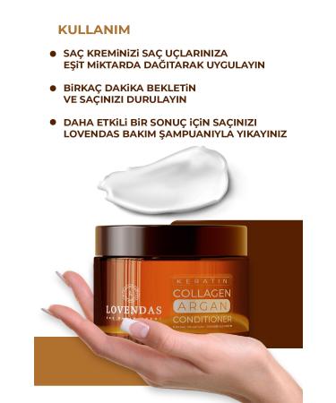 Lovendas Repairing Hair Care Cream for Easily Breaking and Falling Hair 250ml - Buy Online on GoSupps.com