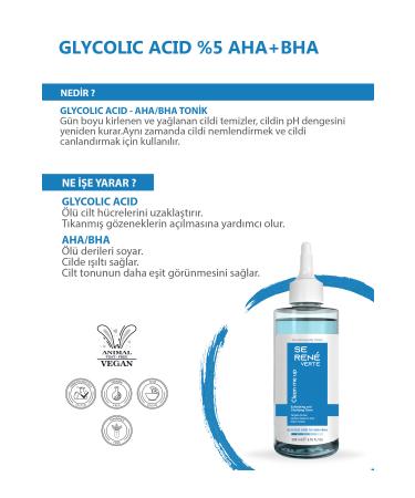 Se Rene Verte Glycolic Acid Toner for All Skin Types 200 ml - Buy Online on GoSupps.com