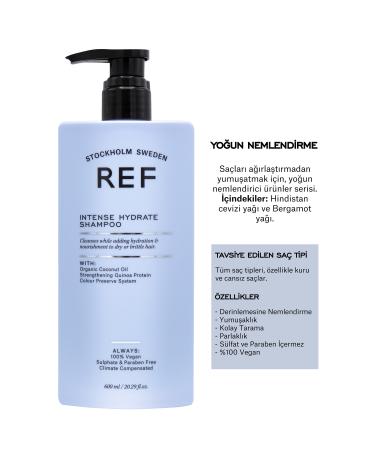 REF STOCKHOLM Ref Intense Hydrate Shampoo for Dry Hair 600 ml