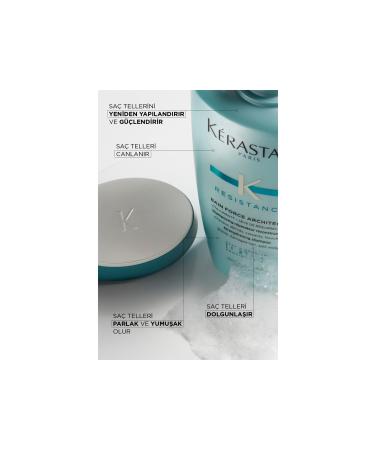 Kerastase Bain Force Architecte-Pro-Keratin Strengthening Repair Shampoo for Damaged Hair 250ml - Buy Online on GoSupps.com