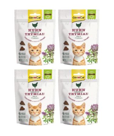 Gimcat Soft Snacks 4 Pieces Chicken & Thyme Grain Free Cat Treats 60gr