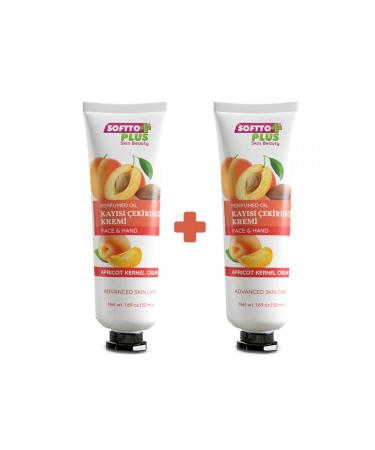 Softto Plus Miracle Apricot Kernel Oil Hand Face Cream 50 ML+50 ML